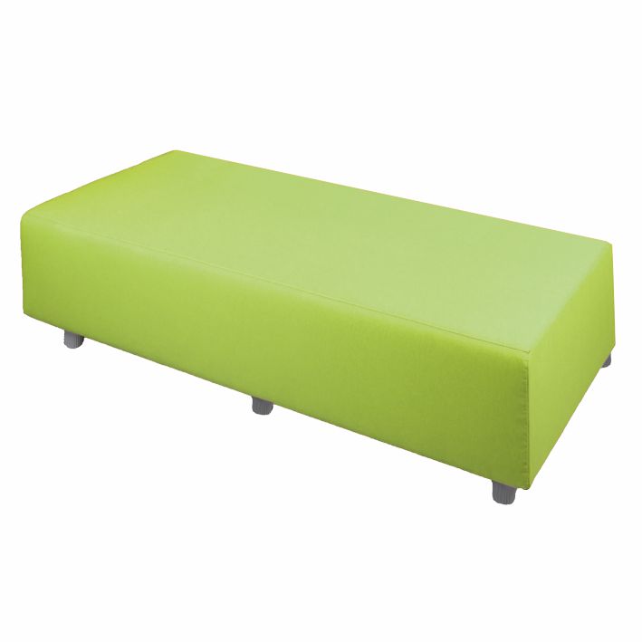 3-Sitzer Hocker ALEX, SH 43 cm, Kunstleder 11 Farben